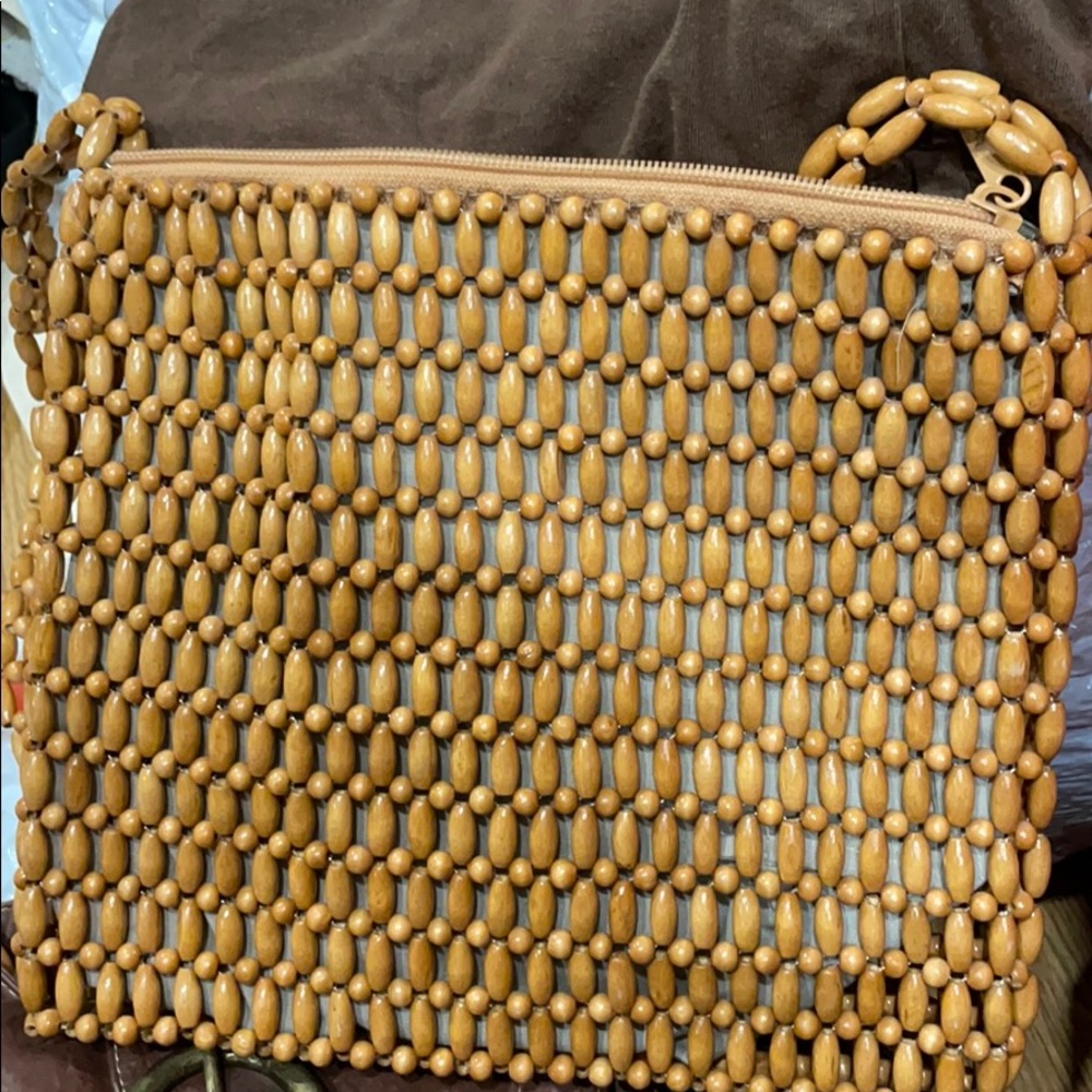 Wooden satchel bag